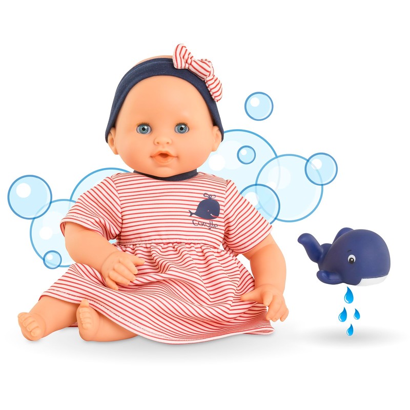 Corolle - My First Calypso Baby Doll with Bath Toy,