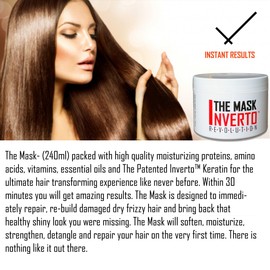 Keratin Masks Hair Mask 8oz, Prevent & Repair Hair damage Instantly Deep Moisturizing Keratin & Collagen Infused Mask