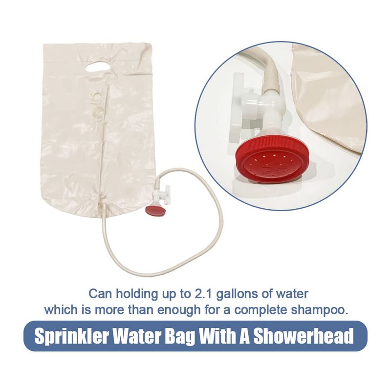 GBH-MED Bedside Inflatable Shampoo Basin Set - Bedridden Hair Washing