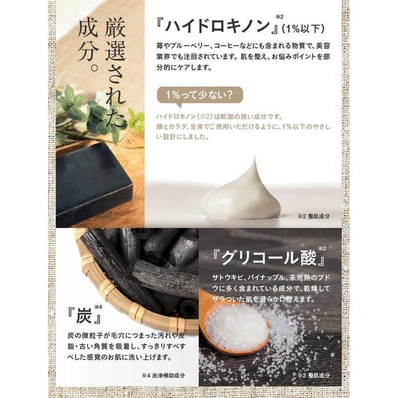 Hydroquinone Plus Soap HQ Formulated with 1% or less, 0.4