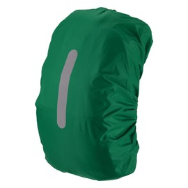 M METERXITY Waterproof Backpack Rain Cover, 55L-65L Waterproof Backpack Cover, Bag Rain Cover with a Vertical Reflective Strap for Hiking/Biking/Camping/Outdoor Traveling [Postal Green]