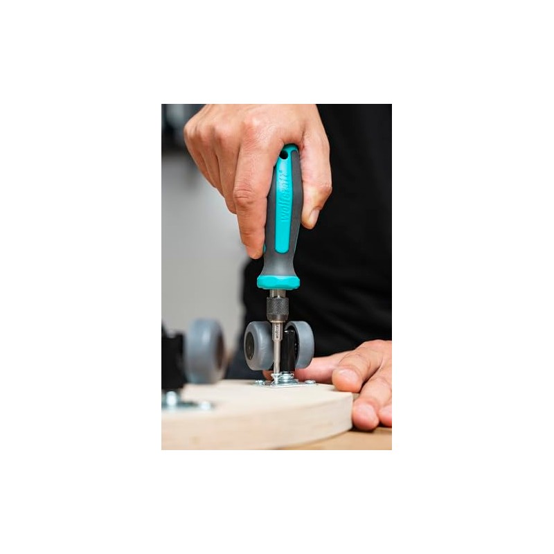 wolfcraft Hand Screwdriver With Bit Socket I 1240000 I For