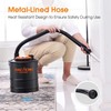 BACOENG Ash Vacuum, 4 Gallon Ash Vacuum for Pellet Stoves,