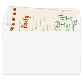 buwanJH Dinner Party Invitation Cards, Dinner Party Invitations for Boys, Girls, Kids or Teens, Party Favor & Decorations, Double-Sided Design, 30 Cards with 30 Envelopes