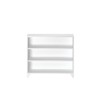 Max & Lily Classic 3-Shelf, White Bookcase