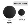10 Pieces Black Felt Placemat, Double-Sided Round Absorbent Pad, Creative