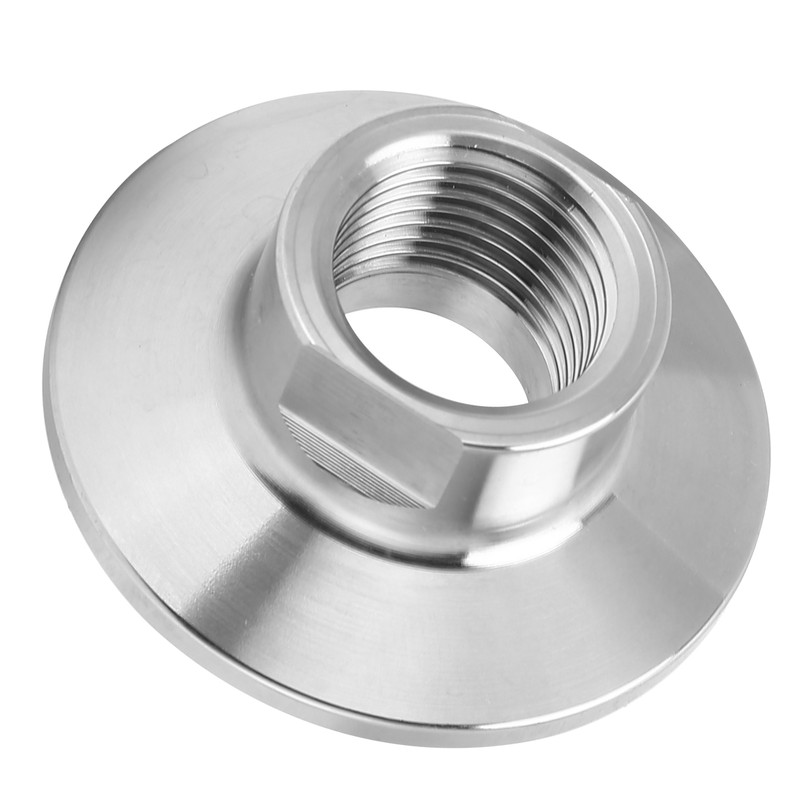 304 Stainless Steel HFS(R) 1.5in to 1/2in NPT Female Adapter