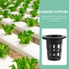 HANABASS 50pcs 2 Inch Net Cup Pots, Garden Slotted Mesh
