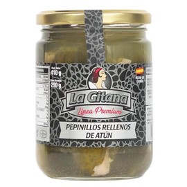 La Gitana Pepinillos rellenos de Atún 410gr