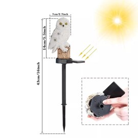 Garden Lights Owl Solar Garden Lights,Owl decor Garden Solar Light Outdoor Decor,Owl Path L...