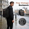 HEROIC KNIGHT Slim Laptop Backpack for Men & Women, Vintage