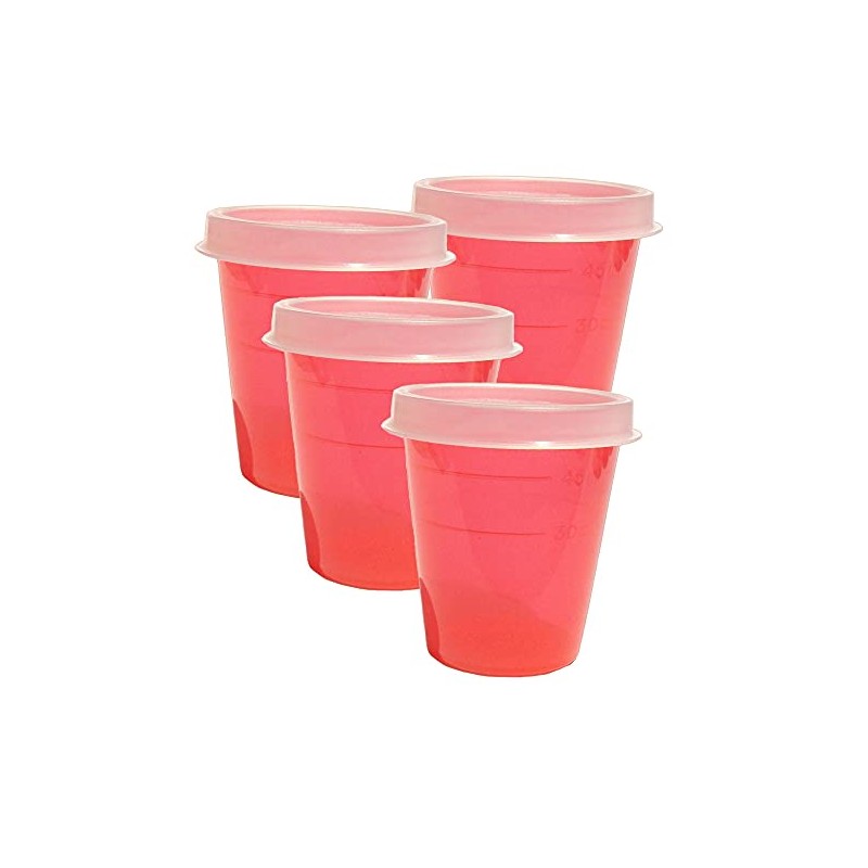 Tupperware Minis Midgets Storage Containers Set of 4 in Red