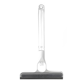 3 in 1 Window Cleaning Scraper, 3 in 1 Spray Squeegee, Window Squeegee with Sprayer, WindowSqueegee Cleaner Tool for Car, Home, Kitchen Window (White-M)