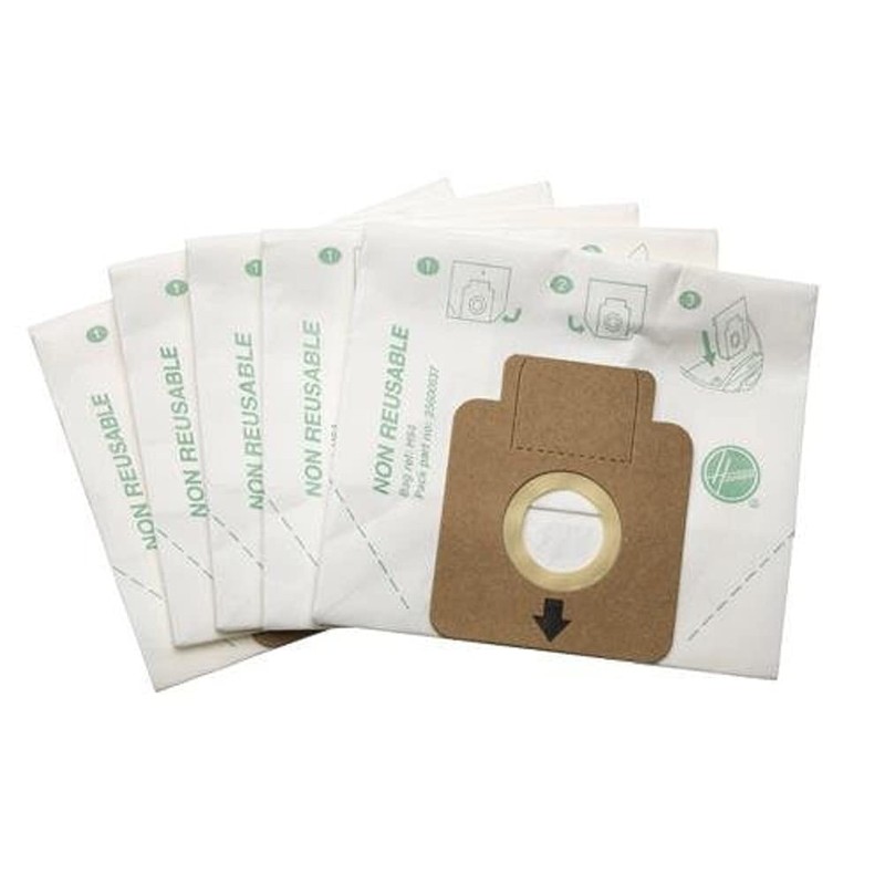 Hoover Genuine H64 Paper Bag for The Freespace, Sprint, Flash