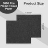 Rebower 3000 Pcs 3 Inch Tissue Paper Squares, Black Tissue