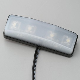 Daytona 75646 Motorcycle License Plate Light 45° LED License Lamp