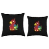 Parrot sitting Bird Animal Throw Pillow