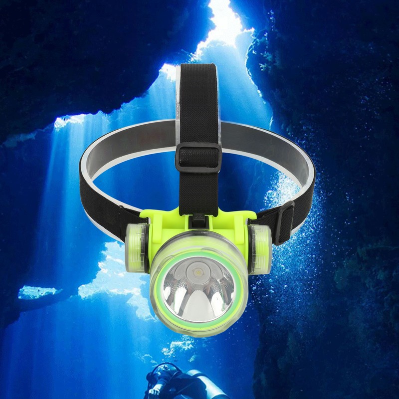SQ901 Rechargeable LED Headlamp Diving Headlamp for Outdoor Running Camping