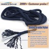 INNOCEDEAR 4 Pack 1/2” X 15’ Dock Lines|Marine-Grade Double-Braided Nylon