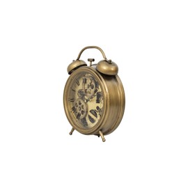 Yosemite Home Decor Brass Gears Table Top Clock