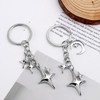 Gosknor 2pcs Cute Star Moon Keychains, Y2k Star Key Chain
