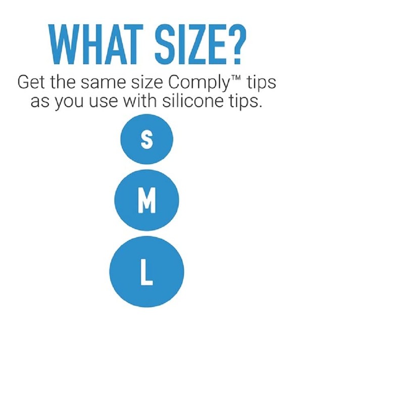 COMPLY P-Series Large Black Earbuds x3