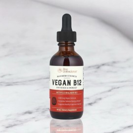Live Conscious Vegan Vitamin B12 Sublingual Liquid Drops by Live Conscious 60ML NEW/SEALED