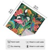 Tropical Flowers and Birds Silk Scarf Women Silk Neckerchief Sleep