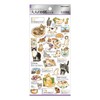 Cameo Japan 221734 Japanese Cat Seal, Adult Picture Book Sticker