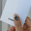 Royal Blue Denim Handmade Nail Tips - Natural / 로얄