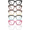 miyya Stylish Reading Glasses for Women, Cheaters Eyeglasses, Oversized Blue