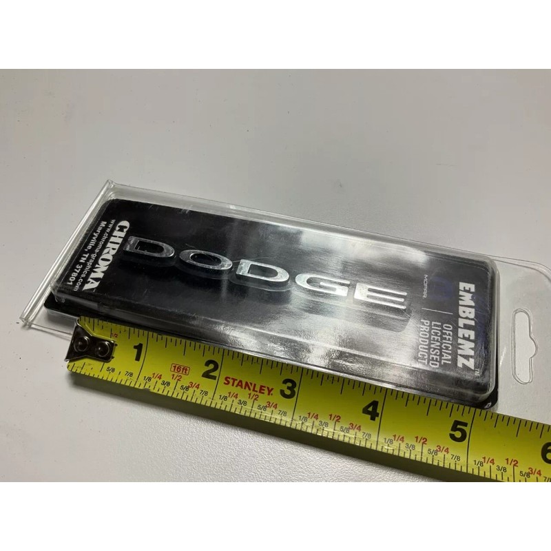 Chroma 9116 Adhesive Plastic Injection Molded Emblem For Dodge