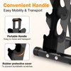AmazeFan 5 Tier Dumbbell Rack Stand Only, A-Frame Design Weight
