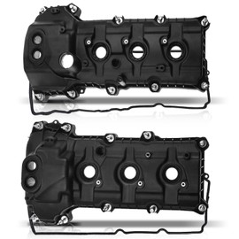 A-Premium Left Right Engine Valve Cover Kit Compatible with Ford Explorer 2011-2019, F-150 2011-2012, Mustang Edge Taurus, 3.5L 3.7L Naturally Aspirated Engine, with Gasket Bolt, BR3Z6582R BR3Z6582G