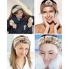 LOZTBUE 2pcs Universal Makeup Beauty Headband Soft Wristband Wristband Elastic