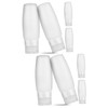 Mikinona 8pcs Travel Shampoo Conditioner Leakproof Squeeze Bottles Tubes for