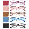 JOLISU Pack Reading Glasses for Women and Men, Lightweight Eyeglasses