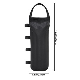 Gazebo Weights Set of 4, Portability Sandbags for Gazebo, 40 kg Sandbag Weight, Easy to Clean, for Gazebo Feet, Party Tent, Outdoor (800D Oxford Fabric, Black Thickened)