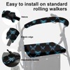 SPRING SEASON Wheelchair Seat Cushion & Backrest, Ergonomic, Comfortable, Durable,