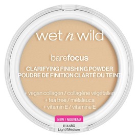 Wet n Wild Bare Focus Clarifying Finishing Powder, Light/Medium