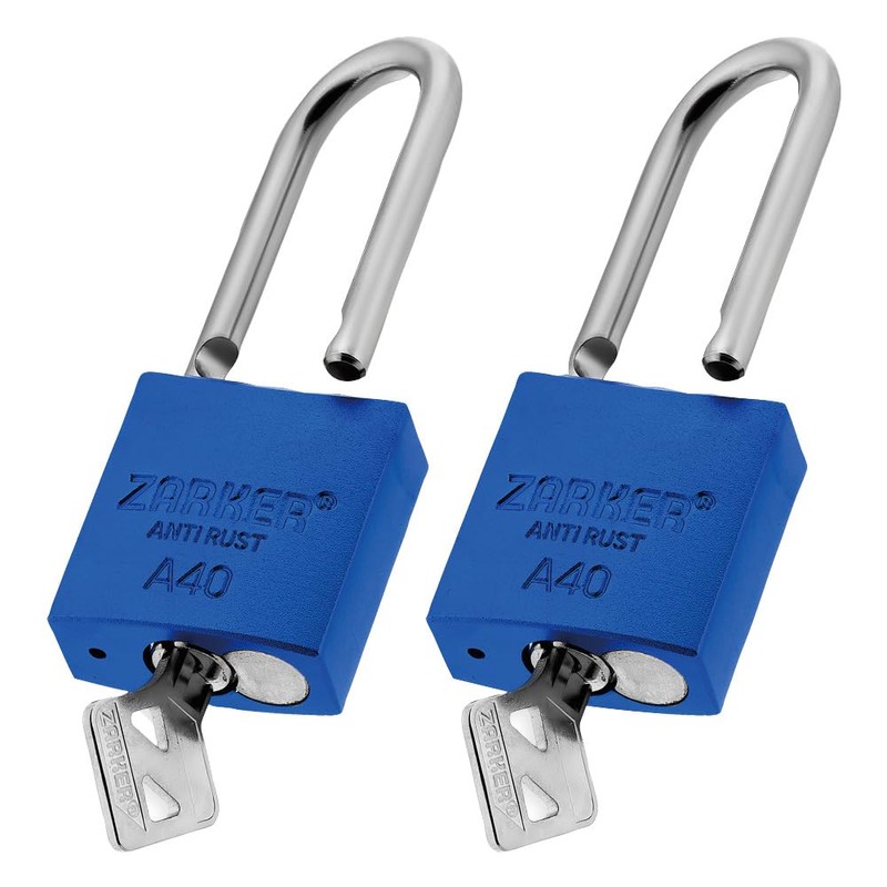 ZARKER Zarker Stainless Steel Rust Proof Padlock, Perfect for Inclement