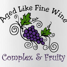 CafePress Aged Like Fine Wine Stainless Water Bottle 1 1.0L (34 oz) Stainless Steel Water Bottle