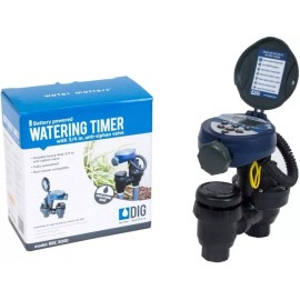 DIG RBC8000 Battery Powered Irrigation Automatic Controller with 3/4" Anti-Si...