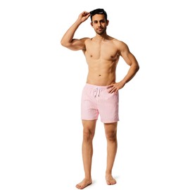 NIMENJOJA Mens 5" Swim Trunks with Compression Liner Quick Dry Stretch Board Shorts Zipper Pockets Beach Shorts