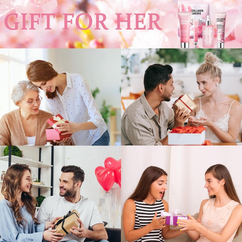 ARCHIDATE Sakura Skin Care Kit Cherry Blossom Gift Set