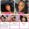 Human Braiding Hair for Boho Braids Highlight Deep Wave Bulk