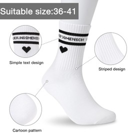 WWISTOA Lieblingsmensch Geschenk Socken,Geschenke für frauen 36-41,Beste Freundin Geschenke, 2 Paar