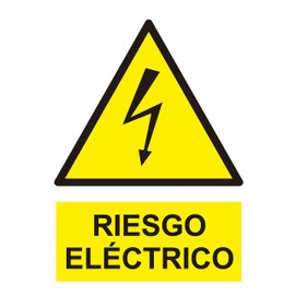 Yellow PVC Electric Sign 21 x 30 cm