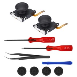 Samamoca Ersatz 3D Sensor Joystick Analog Stick Und Reparatur Werkzeuge Kit,3D TMR Effect Joystick Reparatur Ersatz Set,Switch Lite Sticks,Für Ns Switch/Switch Oled Joy-Con/Switch Lite