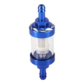 Motoforti Blue Fuel Filters Engine Inline Gas Fuel Line Filter for Motorcycle